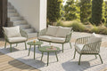 Shangri-La Chapman Outdoor Armchair and Table Set (Green)