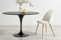 Set of 2 Shangri-La Charley Curved Back Dining Chairs (Off White/Wood)