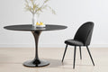 Set of 2 Shangri-La Charley Curved Back Dining Chairs (Black/Black)