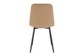 Shangri-La Set of 4 Dover Dining Chairs (Tan, PU Leather)