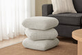Shangri-La Iris Ottoman (Beige)