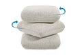 Shangri-La Iris Ottoman (Beige)