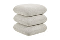 Shangri-La Iris Ottoman (Beige)