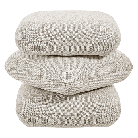 Shangri-La Iris Ottoman (Beige)