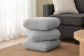 Shangri-La Iris Ottoman (Grey)
