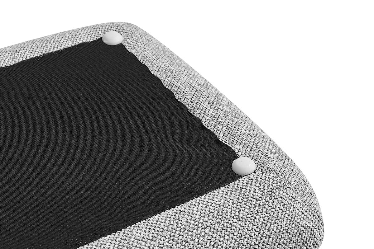 Shangri-La Iris Ottoman (Grey)