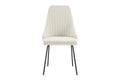Set of 2 Shangri-La Lucca Boucle Dining Chairs (Boucle Beige)