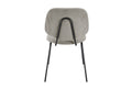 Set of 4 Shangri-La Mullion Corduroy Dining Chairs (Grey)