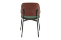 Set of 2 Shangri-La Moore Faux Leather Dining Chairs (Green)