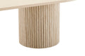 Shangri-La Noosa Travertine-Look Coffee Table (Natural)