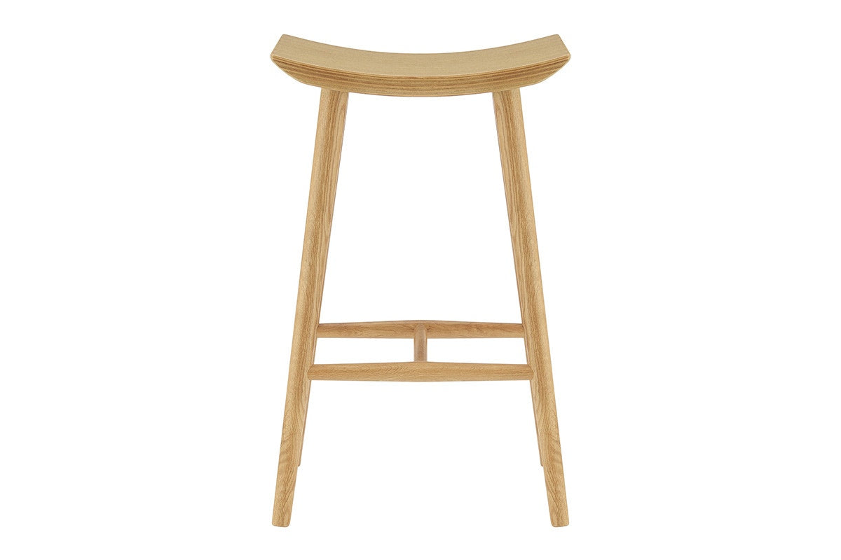 Shangri-La Oslo Solid Oak Counter Stool
