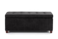 Shangri-La Storage Ottoman (Black)