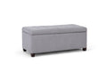 Shangri-La Storage Ottoman (Ash Grey)