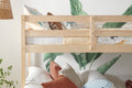Shangri-La Pasadena Single Over Double Bunk Bed (Natural)