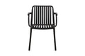 Set of 2 Shangri-La San Lucas Dining Armchairs (Black)