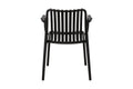 Set of 2 Shangri-La San Lucas Dining Armchairs (Black)