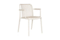 Set of 2 Shangri-La San Lucas Dining Armchairs (Off White)