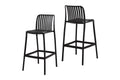 Set of 2 Shangri-La San Lucas Bar Stools (Black)