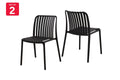 Set of 2 Shangri-La San Lucas Dining Chairs (Black)