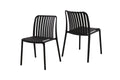 Set of 2 Shangri-La San Lucas Dining Chairs (Black)
