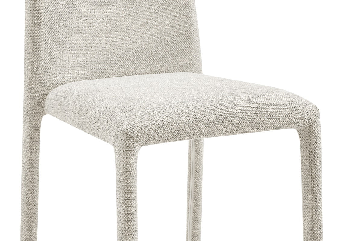 Set of 2 Shangri-La Serena Upholstered Dining Chairs (Beige)