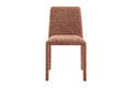 Set of 2 Shangri-La Serena Upholstered Dining Chairs (Terracotta)