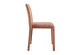 Set of 2 Shangri-La Serena Upholstered Dining Chairs (Terracotta)