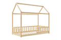 Shangri-La Luther Kids' House Bed Frame (Natural, Single)