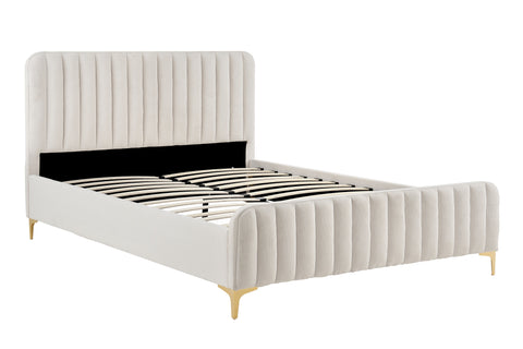 Shangri-La Victoria Bed Frame (Oatmeal, King)