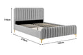 Shangri-La Victoria Bed Frame (Silver, Queen)