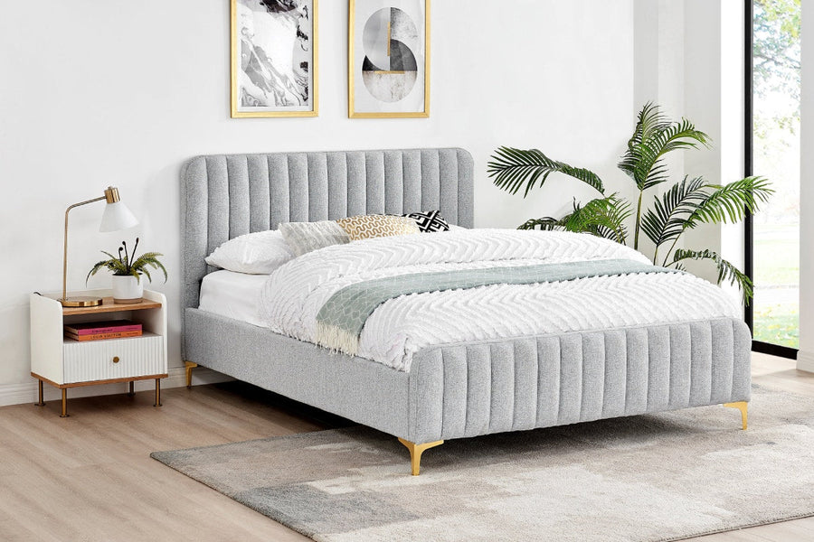 Shangri-La Victoria Bed Frame (Silver, Queen)