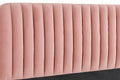 Shangri-La Victoria Bed Frame (Blush Velvet, Double)