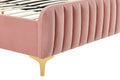 Shangri-La Victoria Bed Frame (Blush Velvet, Double)