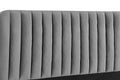 Shangri-La Victoria Bed Frame (Grey Velvet, Queen)