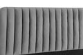 Shangri-La Victoria Bed Frame (Grey Velvet, Queen)