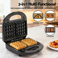 Devanti 3-in-1 Sandwich Press Waffle Maker 850W