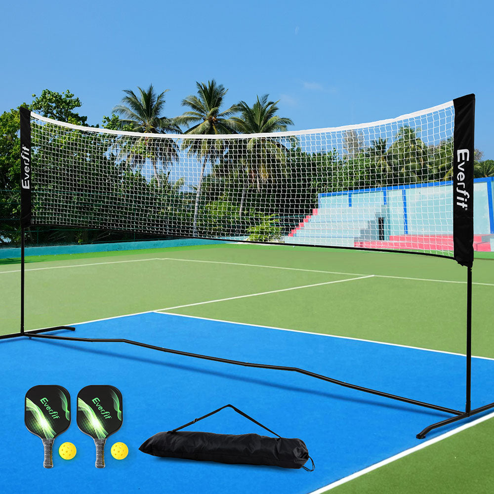 Everfit 3.6M Badminton Tennis Net Portable Volleyball Kit Adjustable Height - SuperSaverAU - view 7