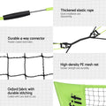 Everfit Yellow 3M Portable Badminton Tennis & Volleyball Net