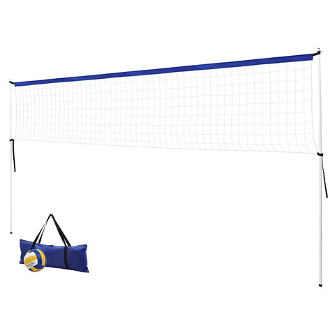 Everfit 6M Portable Volleyball Net Set Adjustable Height Multi-Sport Net with Ball and Bag - SuperSaverAU - view 1