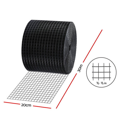 Giantz Solar Panel Bird Guard Mesh Roll Kit – PVC Coated 20cm x 30m