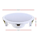 Premium 2 Pack 6 Inch In Ceiling Speakers 80W Home Theatre Audio