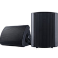 Premium Black 2 Way In Wall Speaker Pair 150W Indoor Outdoor Audio