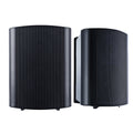 Premium Black 2 Way In Wall Speaker Pair 150W Indoor Outdoor Audio