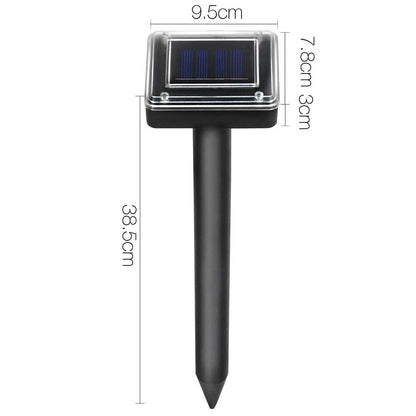 Vermitrap Set of 6 Solar Powered Snake Repellers - Weatherproof, Humane, Wireless