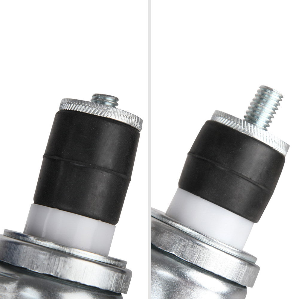 Cefito 4" Castor Wheels Set of 4, 200kg Capacity, Side Lock Brake, Rubber