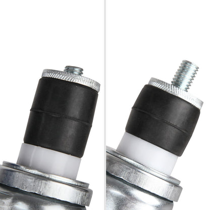 Cefito 4" Castor Wheels Set of 4, 200kg Capacity, Side Lock Brake, Rubber