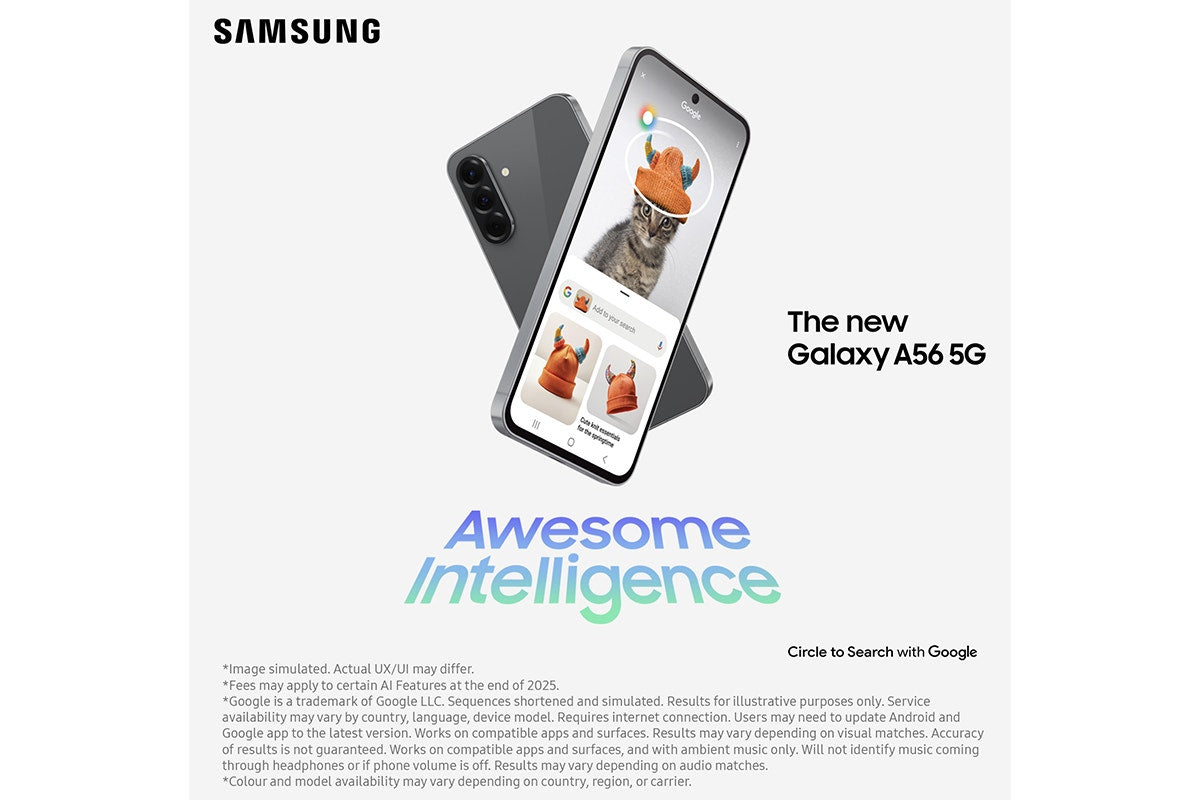 Samsung Galaxy A56 5G (128GB, Graphite)