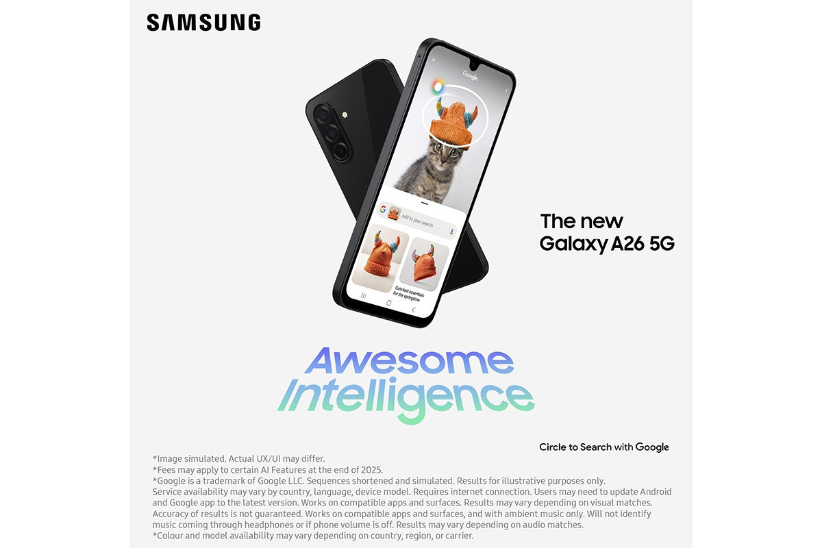 Samsung Galaxy A26 5G - 128GB, Black - SuperSaverAU - view 4