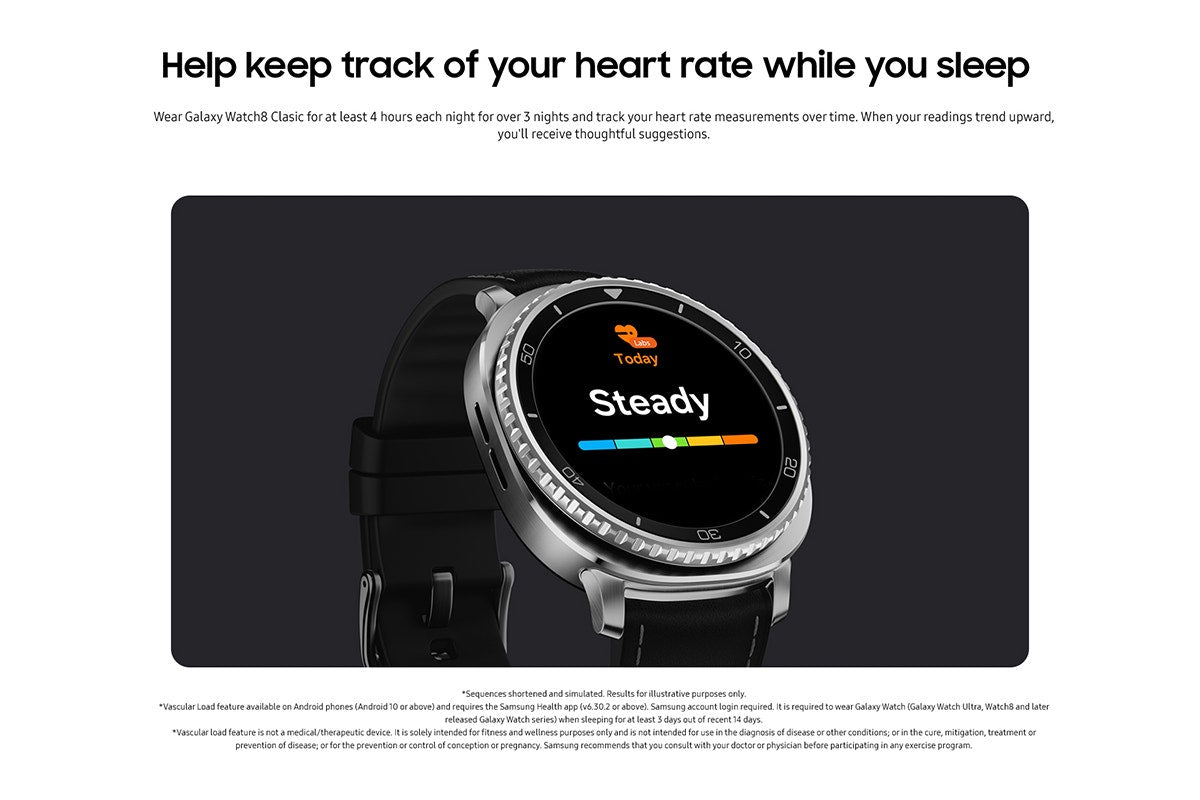 Samsung Galaxy Watch8 Classic (46mm, Bluetooth, Black)