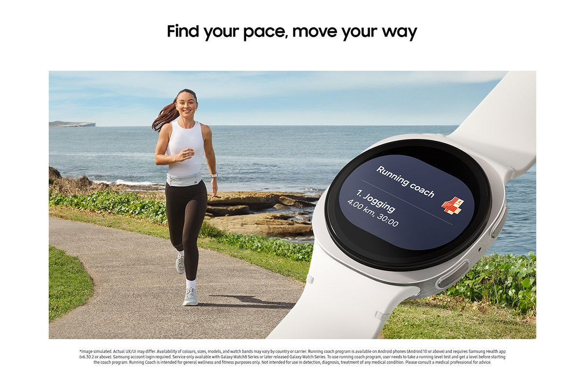 Samsung Galaxy Watch8 (44mm, LTE, Silver)